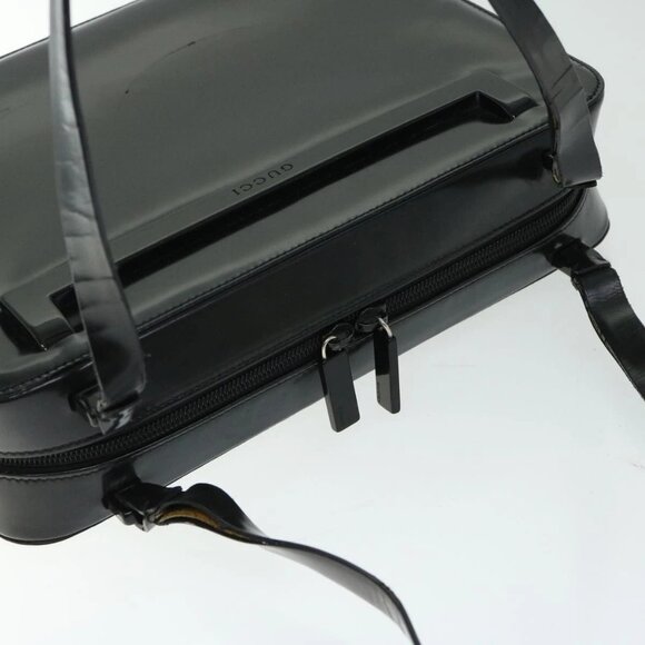 GUCCI Hand Bag Leather Black 001 3091 002113 Auth - Picture 6 of 16